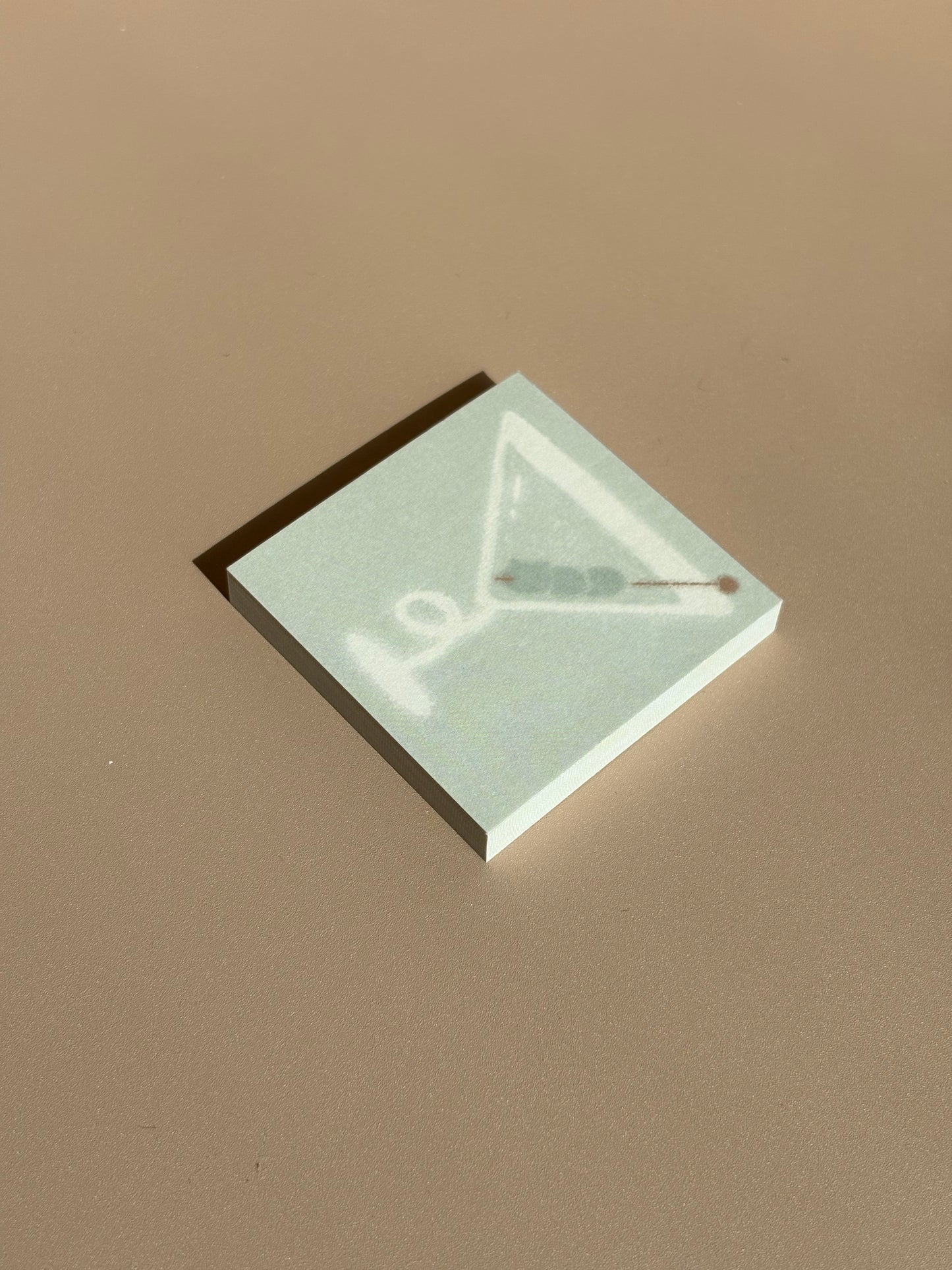 Mini Memo Pad - Martini