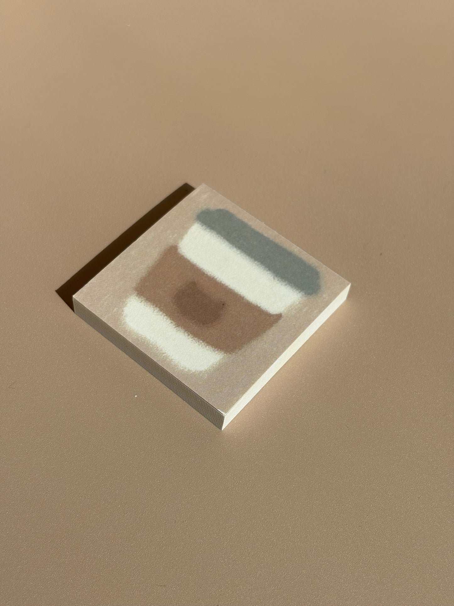 Mini Memo Pad - coffee
