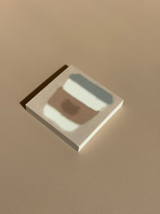 Mini Memo Pad - coffee