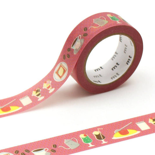 MT Masking Tape 15mm retro cafe
