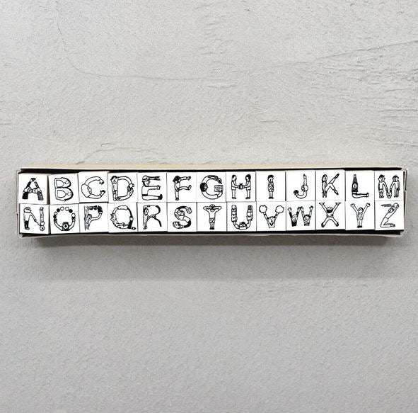 36 Sublo Rubber Stamp - Alphabet Set