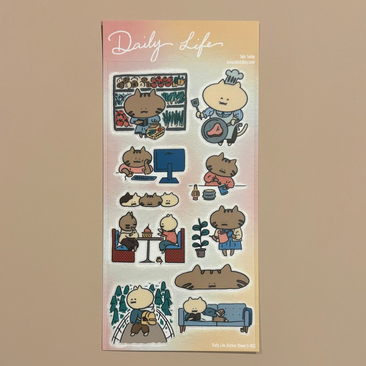 Daily Life Sticker Sheet