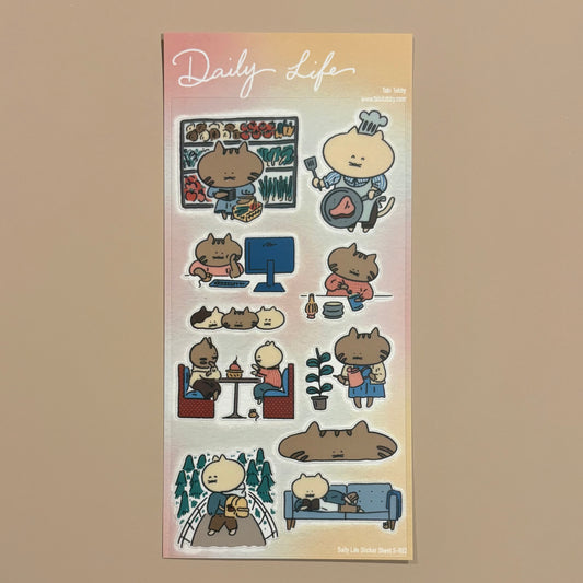 Daily Life Sticker Sheet