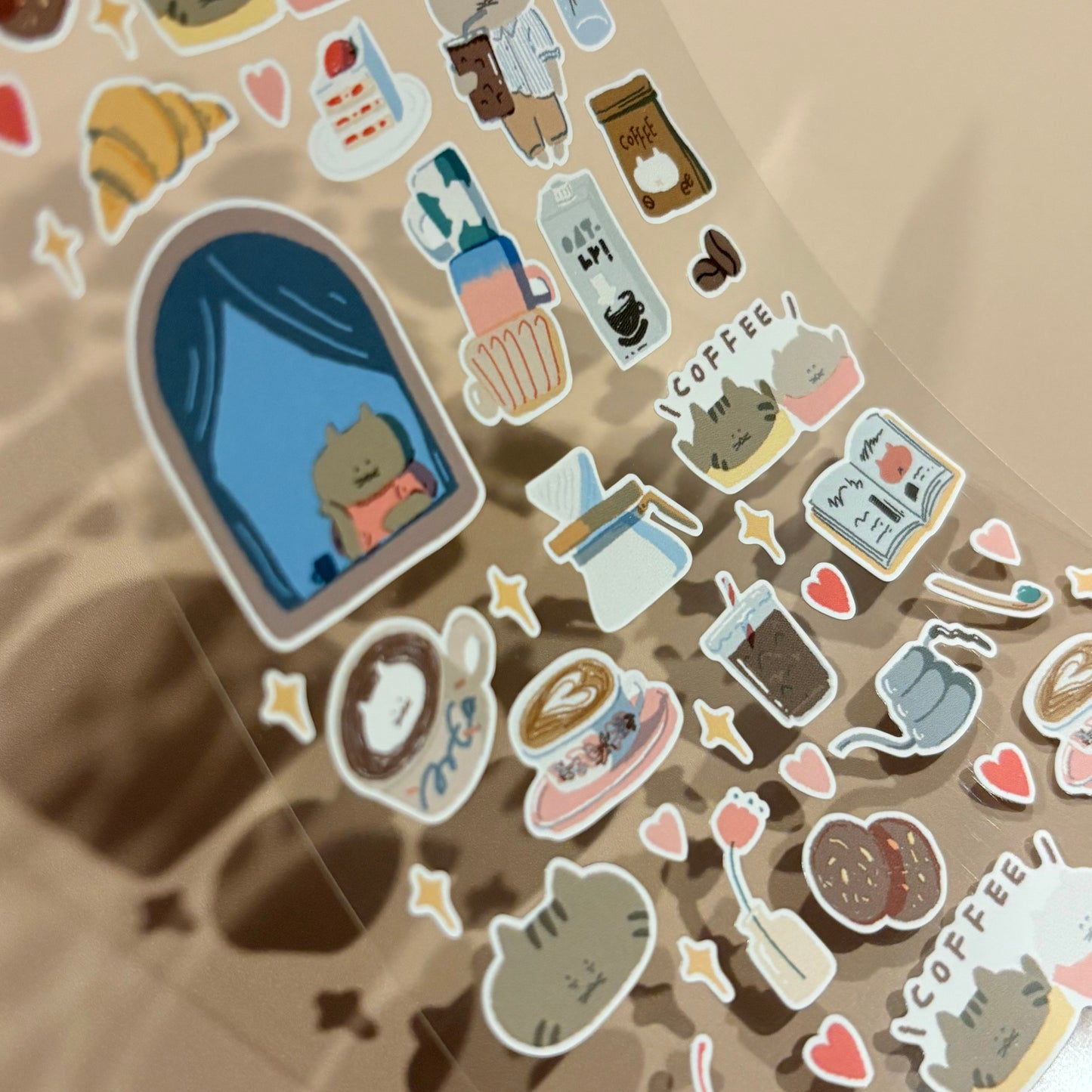 Cafe Sticker Sheet