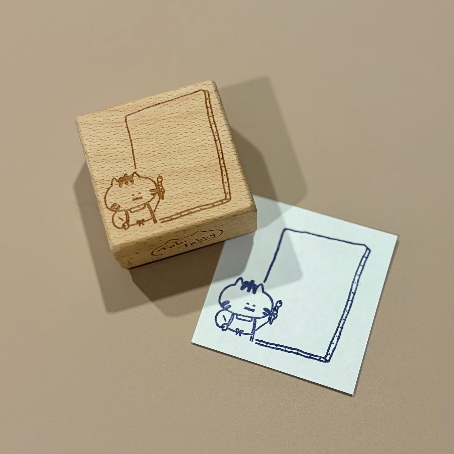 Wooden Stamp - Artist