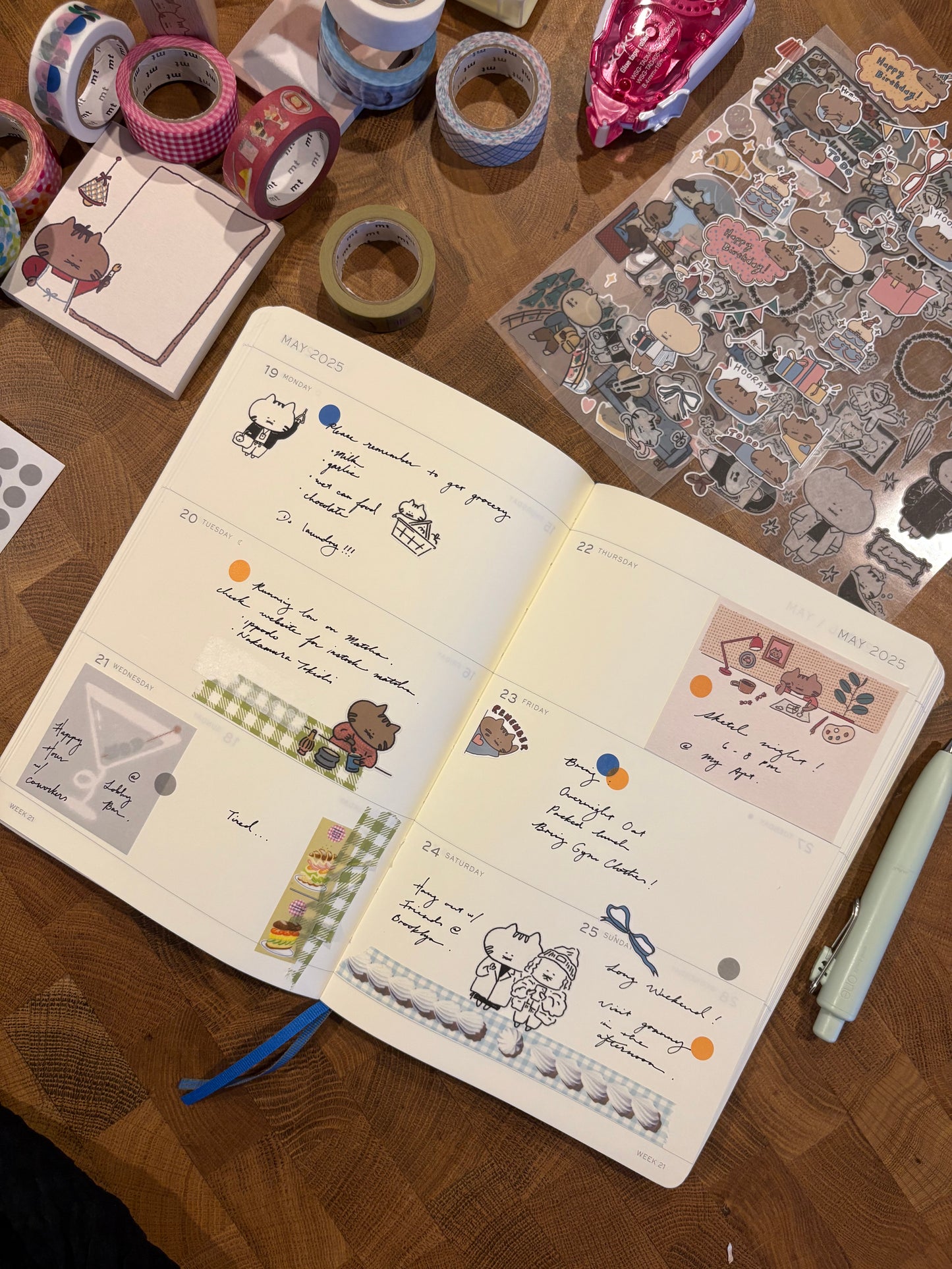 Daily Life 3 Daily Sticker Sheet