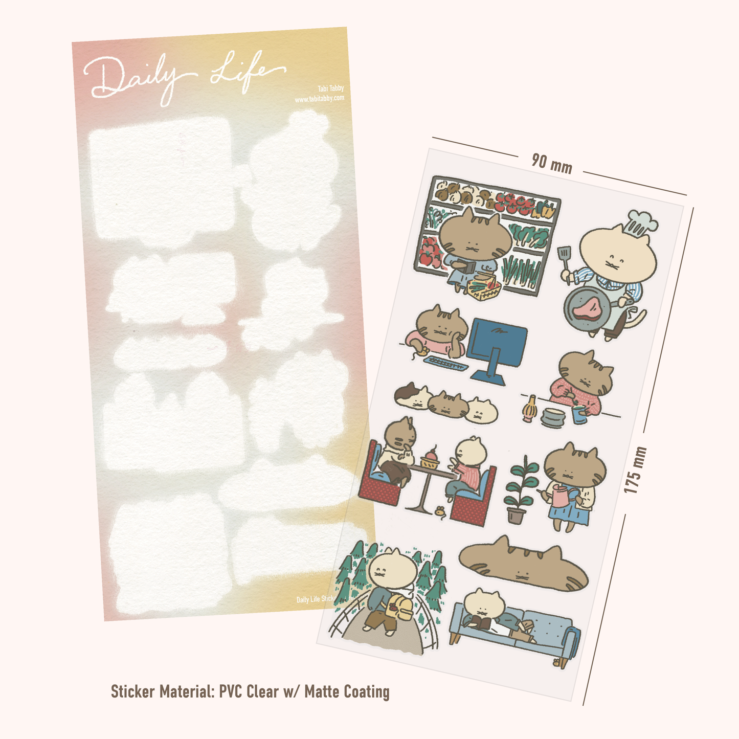 Daily Life Sticker Sheet