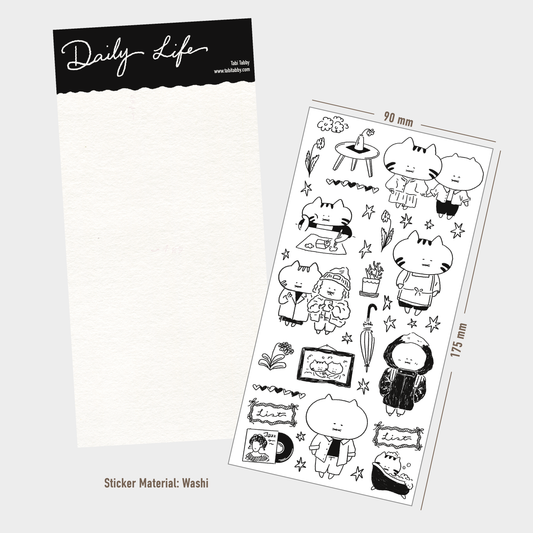 Daily Life 3 Daily Sticker Sheet
