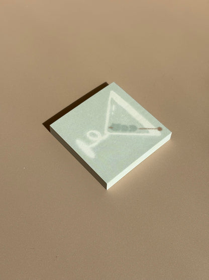 Mini Memo Pad - Martini