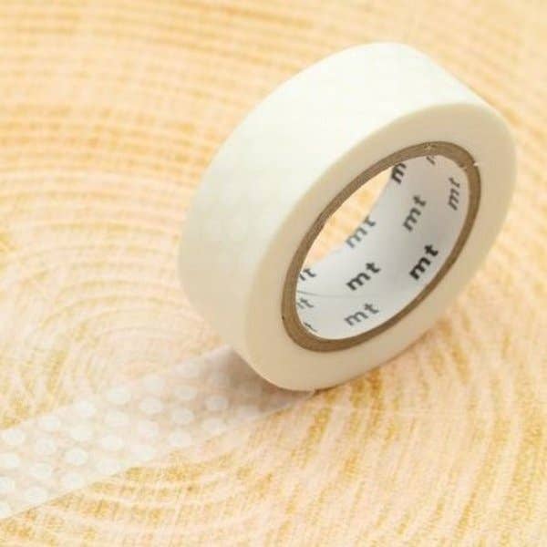 MT Masking Tape 15 mm Dot White