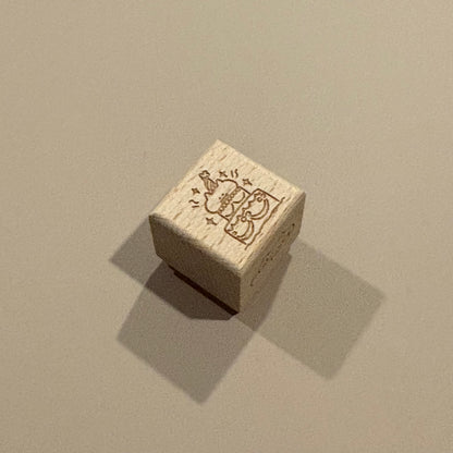 Wooden Stamp - Birthday