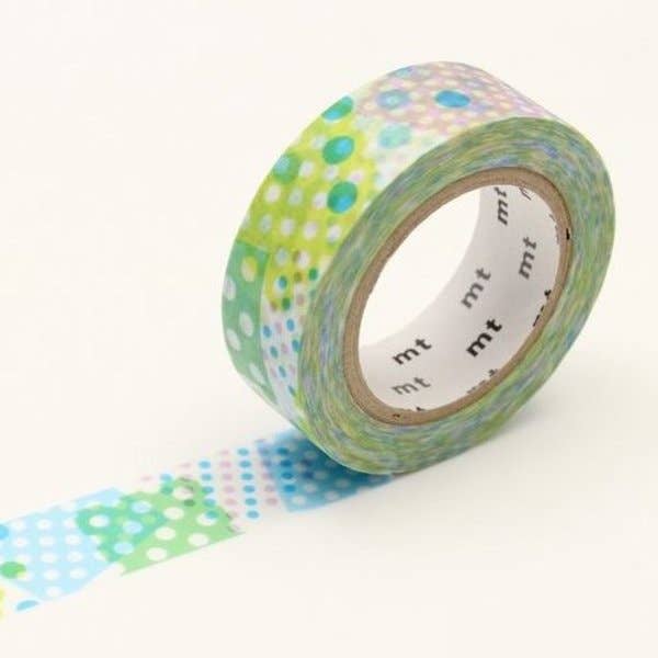 MT Masking Tape 15 mm Negapoji Dot Blue