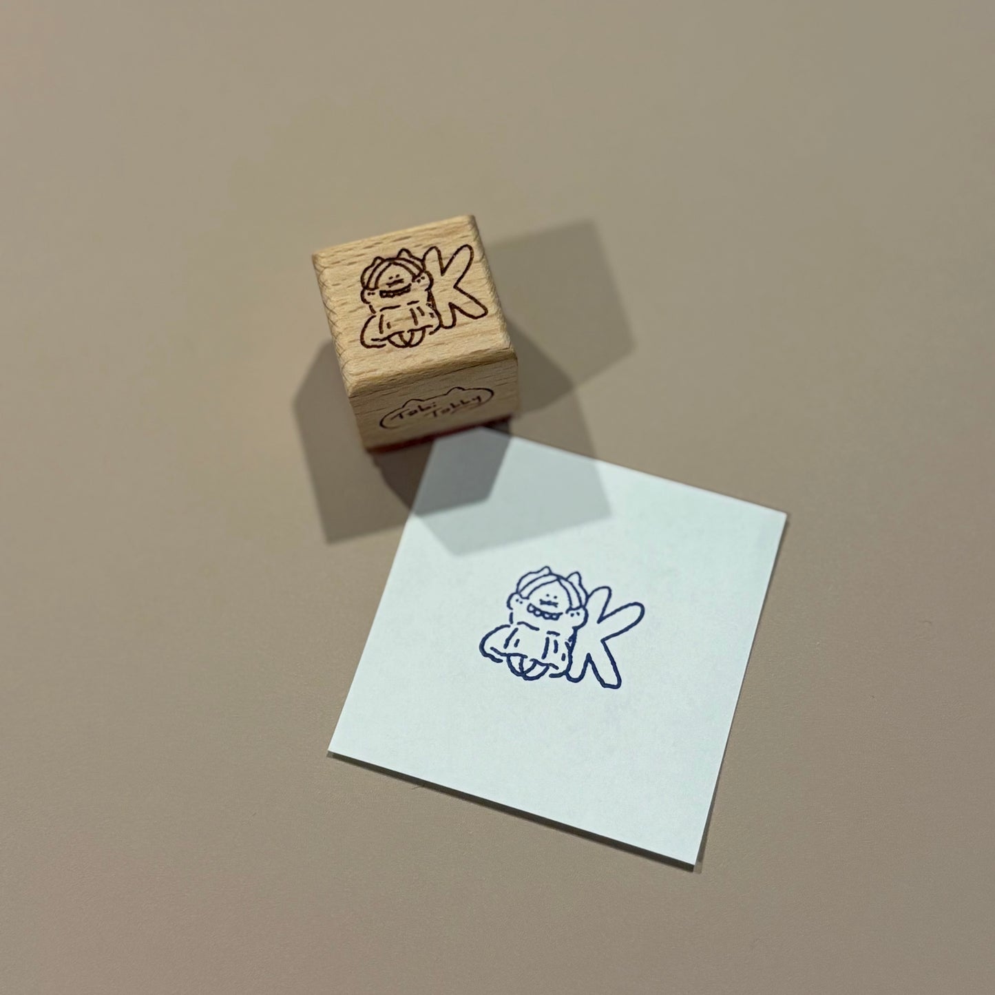 Wooden Stamp - OK