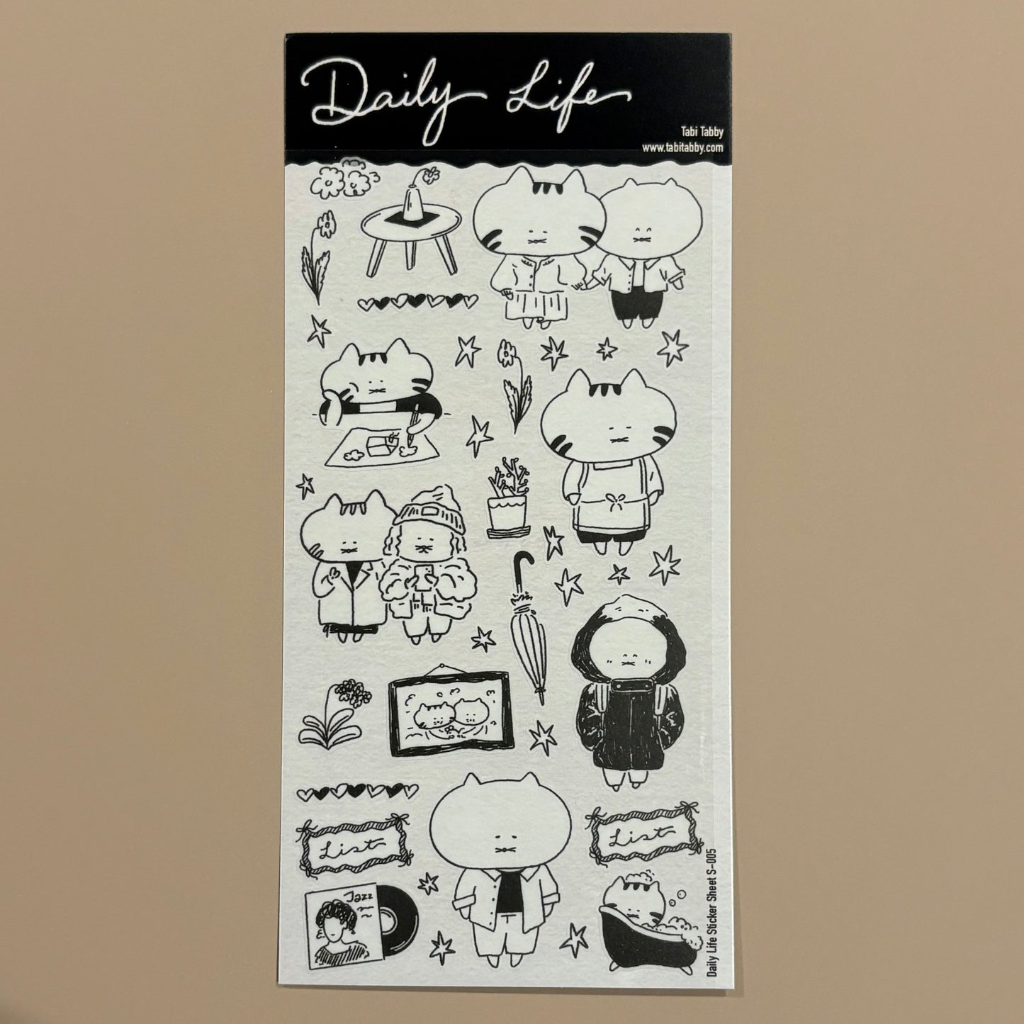 Daily Life 3 Daily Sticker Sheet