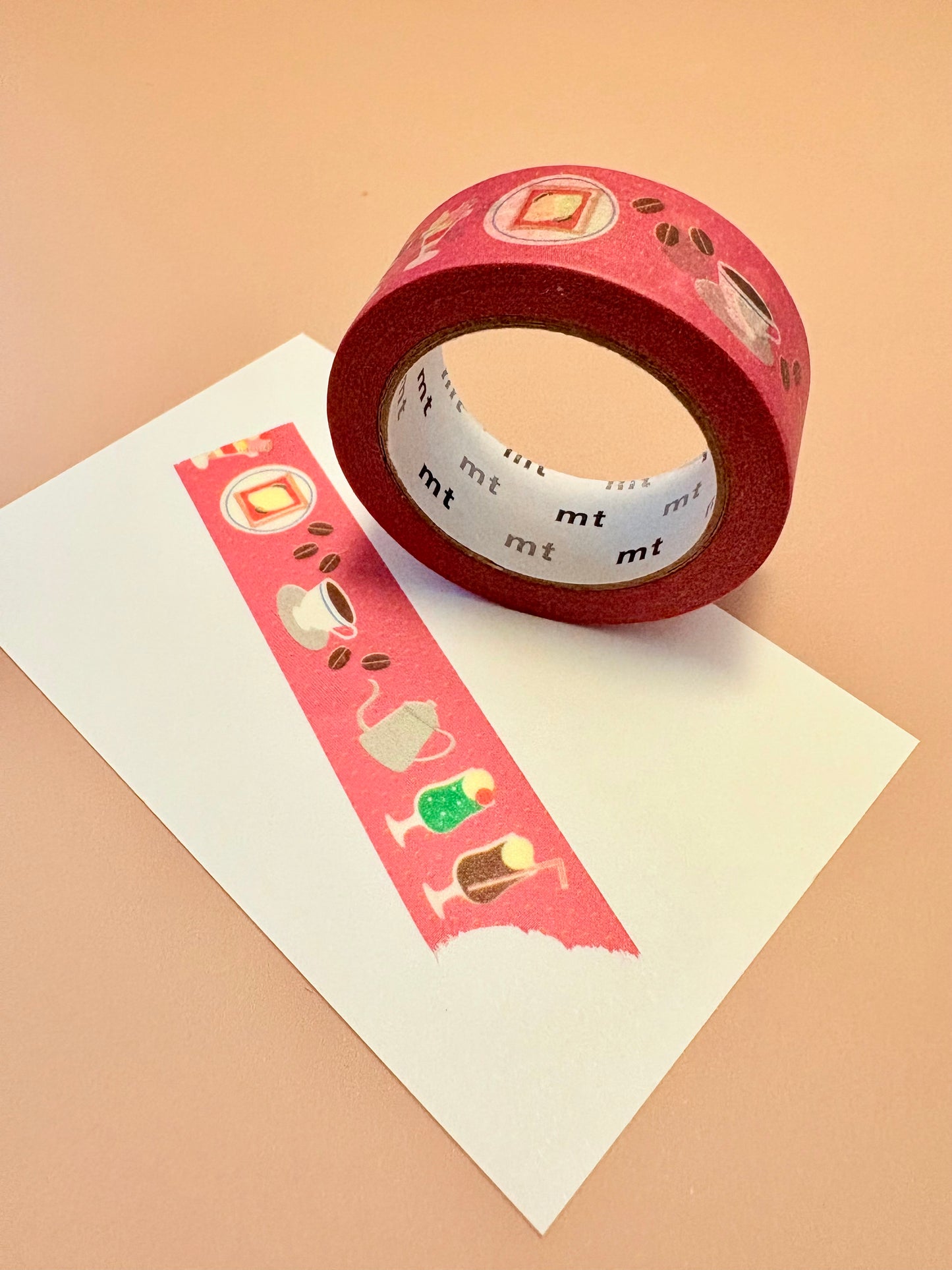 MT Masking Tape 15mm retro cafe
