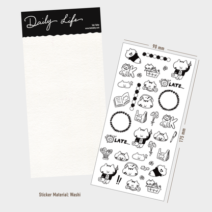 Daily Life 2 Sticker Sheet